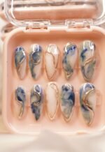 Ocean Marble Nails - Image 3