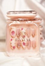 Floral Blush Nails - Image 3
