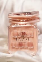 Blush Bow Nails - Image 3